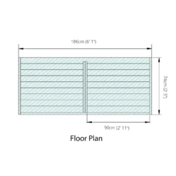 Mercia Double Log Store -Garden Furniture Store 12806821 8535028837762330