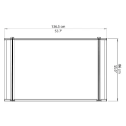Palram - Canopia Canopy Neo 1350 Grey Twinwall 15 Palram - Canopia Canopy Neo 1350 Grey Twinwall -Garden Furniture Store 12807312 1254833218227989