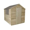 8x6ft Forest Natural Timber Overlap Apex Pressure Treated Wooden Shed -Garden Furniture Store 12810904 1024845600137286