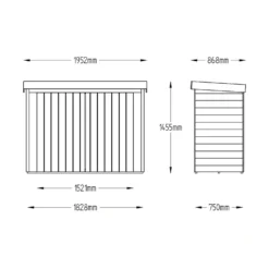 Forest (Installation Included) Wooden Pentagonal Large Outdoor Store -Garden Furniture Store 12812480 1854833195130626