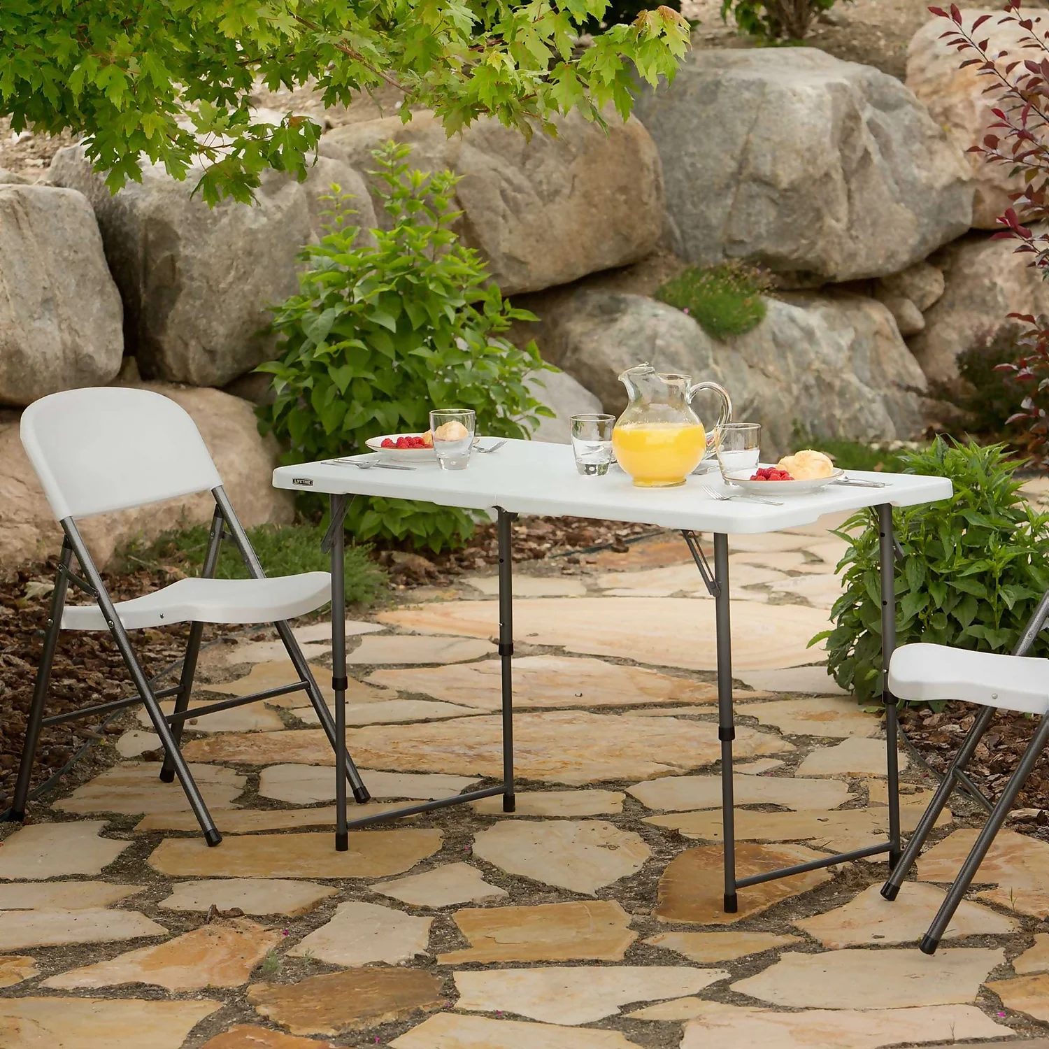 Lifetime Seasonal Party Trestle Folding Table - 1.22m / 4ft 8 Lifetime Seasonal Party Trestle Folding Table - 1.22m / 4ft - Image 6