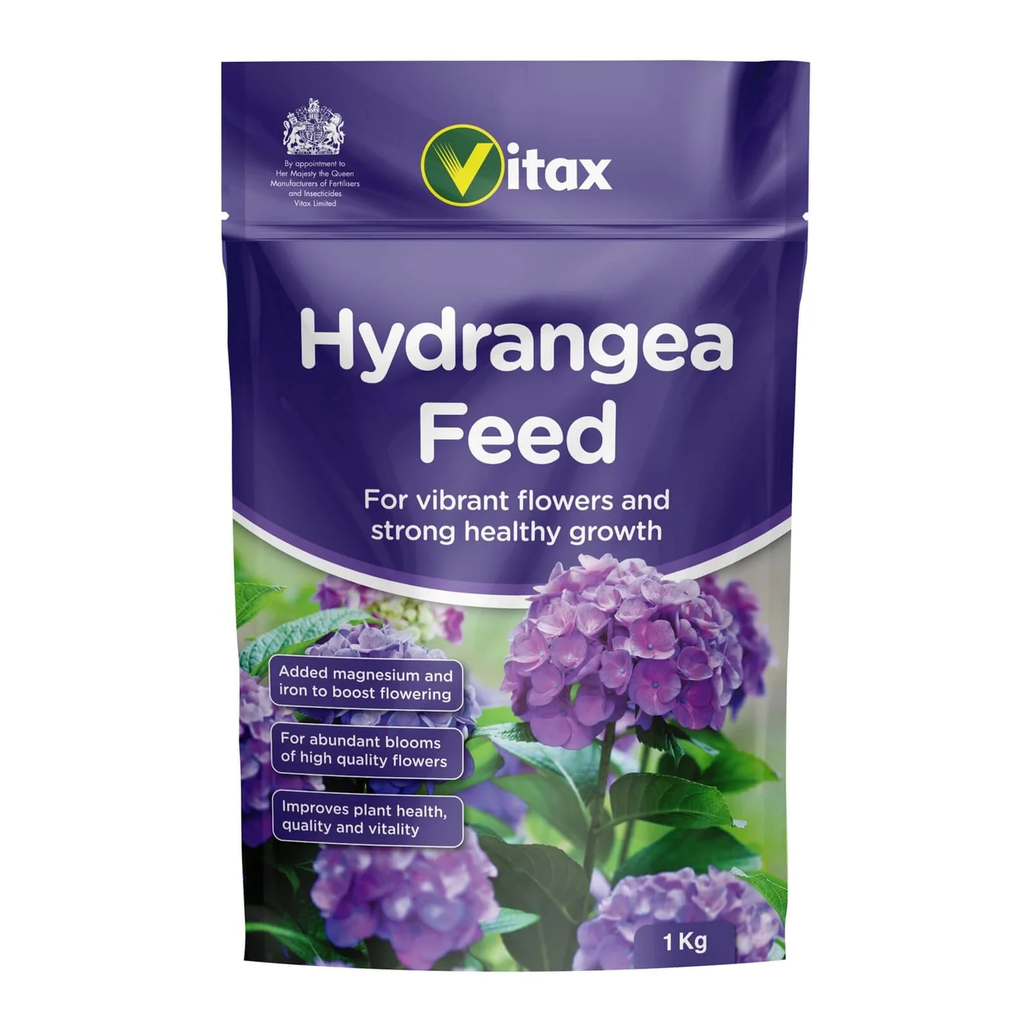 Vitax Hydrangea Fertiliser Pouch 1kg 3 Vitax Hydrangea Fertiliser Pouch 1kg