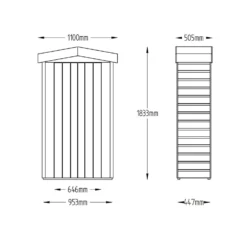 Forest Garden Wooden Tall Shiplap Apex Garden Store -Garden Furniture Store 12814365 7734832985423567