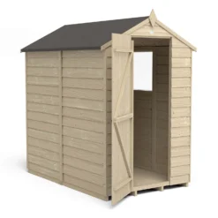Forest 6 X 4ft Overlap Pressure Treated Apex Shed - Incl. Installation 15 Forest 6 X 4ft Overlap Pressure Treated Apex Shed - Incl. Installation -Garden Furniture Store 12814913 8964832987246862