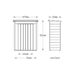 Forest (Installation Included) Wooden Pentagonal Garden Store -Garden Furniture Store 12815192 1924833198820263