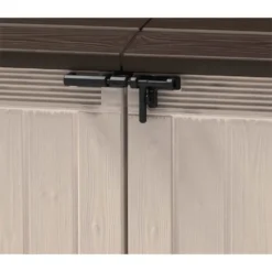 Keter Store It Out Ultra Outdoor Garden Storage Shed - Beige & Brown - 2000L -Garden Furniture Store 12815621 9644833203803011