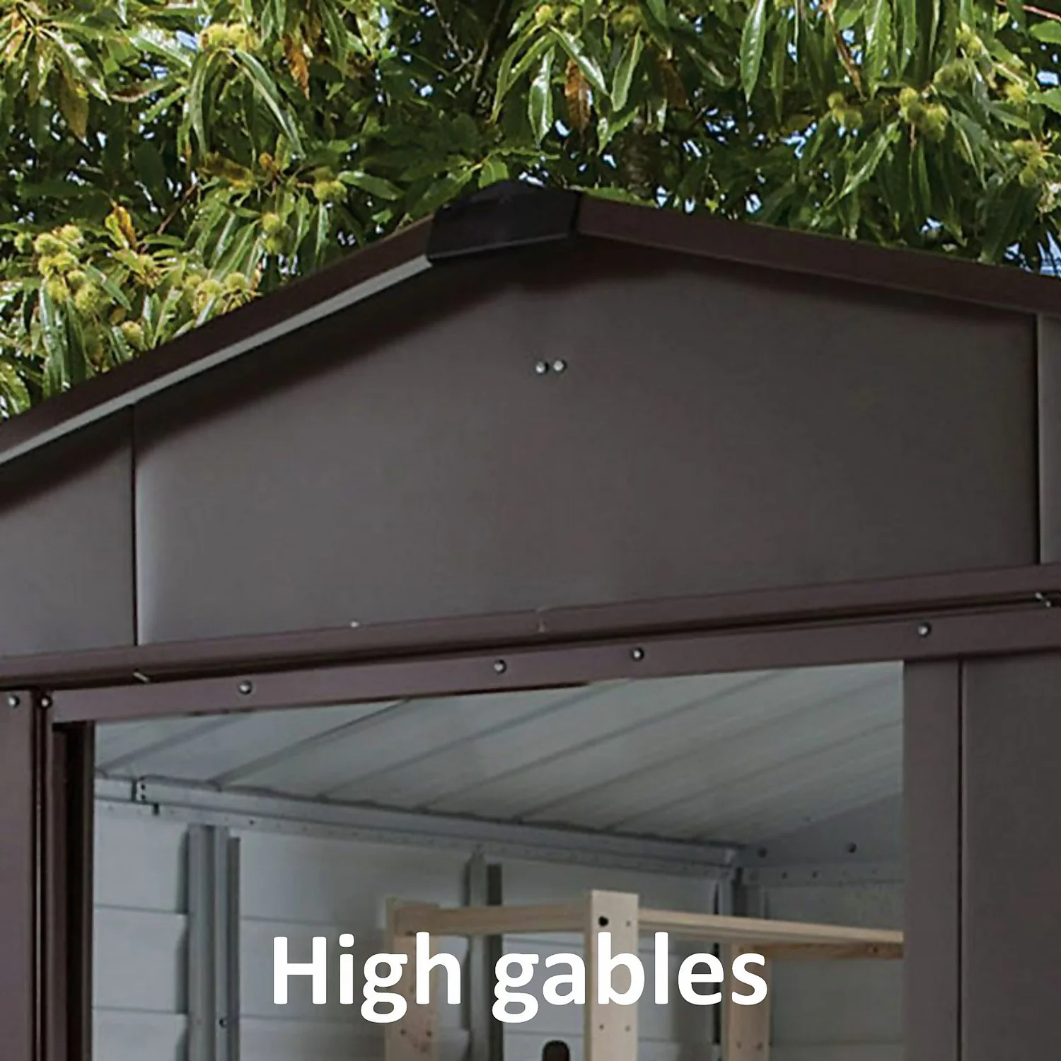 Yardmaster 10x12ft Woodgrain Shed & Floor Frame 8 Yardmaster 10x12ft Woodgrain Shed & Floor Frame - Image 6