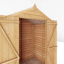 Mercia 4 X 6ft Overlap Apex Windowless Wooden Shed -Garden Furniture Store 12819787 7685023716400737