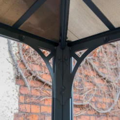 Palram - Canopia Martinique 5000 Garden Gazebo Grey Bronze -Garden Furniture Store 12821926 7324924164955974