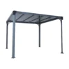 Palram - Canopia Milano 3000 Garden Gazebo Grey Bronze