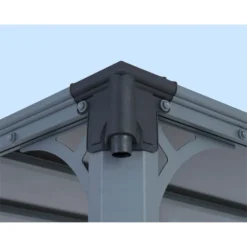 Palram - Canopia Milano 4300 Garden Gazebo Grey Bronze -Garden Furniture Store 12821928 1724833173369571