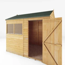 Mercia 8 X 6ft Overlap Reverse Apex Shed -Garden Furniture Store 12822435 1485033256129345