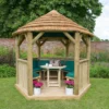 Forest (Installation Included) Thatch Roof Furnished Gazebo - 3m - Green -Garden Furniture Store 12823705 1494831944215640