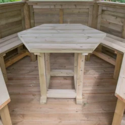 Forest (Installation Included) Thatch Roof Furnished Gazebo - 3m - Green 19 Forest (Installation Included) Thatch Roof Furnished Gazebo - 3m - Green -Garden Furniture Store 12823705 9844833216857508