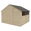 Forest 10 X 10ft Overlap Pressure Treated Double Door Apex Shed 2 Forest 10 X 10ft Overlap Pressure Treated Double Door Apex Shed -Garden Furniture Store 12823848 7154831947427365