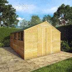 Mercia 15 X 10ft Overlap Apex Shed - Incl. Installation -Garden Furniture Store 12825397 5625047800682635
