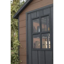 Keter Newton 7.5 X 9ft Outdoor Plastic Garden Storage Shed - Brown 18 Keter Newton 7.5 X 9ft Outdoor Plastic Garden Storage Shed - Brown -Garden Furniture Store 12833042 1914843484659095