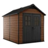 Keter Newton 7.5 X 9ft Outdoor Plastic Garden Storage Shed - Brown 2 Keter Newton 7.5 X 9ft Outdoor Plastic Garden Storage Shed - Brown -Garden Furniture Store 12833042 9934899308780211