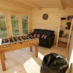 Forest Melbury 4.0m X 3.0m Log Cabin Double Glazed 24kg Polyester Felt, Plus Underlay - Installation Included 16 Forest Melbury 4.0m X 3.0m Log Cabin Double Glazed 24kg Polyester Felt, Plus Underlay - Installation Included -Garden Furniture Store 12833111 1374833196465602