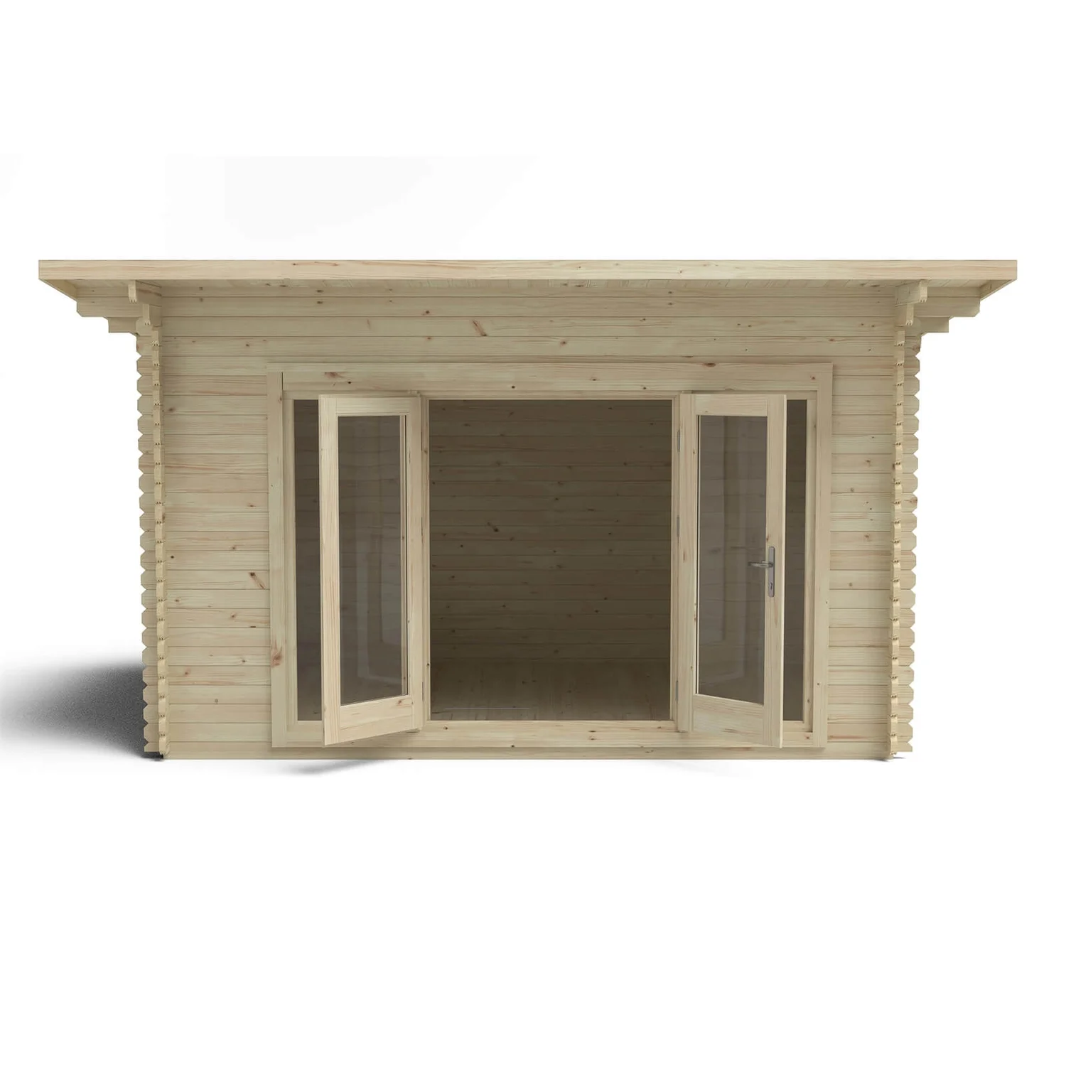 Forest Melbury 4.0m X 3.0m Log Cabin Double Glazed 24kg Polyester Felt, Plus Underlay - Installation Included 5 Forest Melbury 4.0m X 3.0m Log Cabin Double Glazed 24kg Polyester Felt, Plus Underlay - Installation Included - Image 3