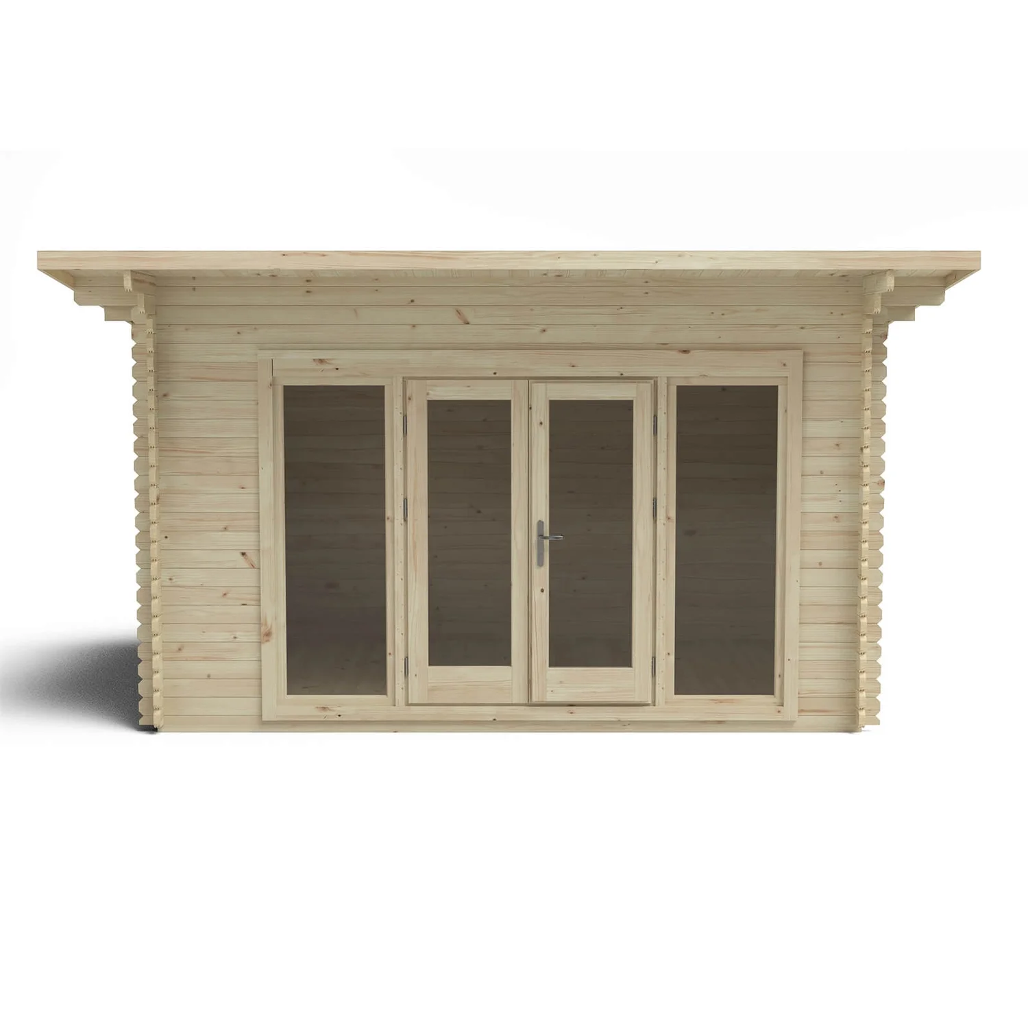 Forest Melbury 4.0m X 3.0m Log Cabin Double Glazed 24kg Polyester Felt, Plus Underlay - Installation Included 6 Forest Melbury 4.0m X 3.0m Log Cabin Double Glazed 24kg Polyester Felt, Plus Underlay - Installation Included - Image 4