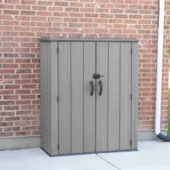 Lifetime 1500L Rough Cut Vertical Storage Cabinet -Garden Furniture Store 12836581 1584833208228380