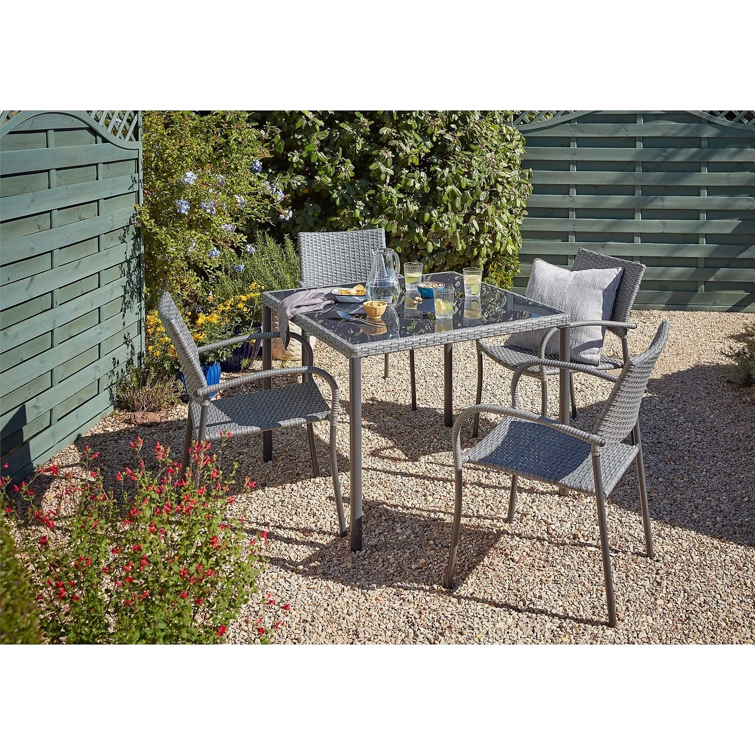 Bambrick 4 Seater Garden Dining Set 11 Bambrick 4 Seater Garden Dining Set - Image 9