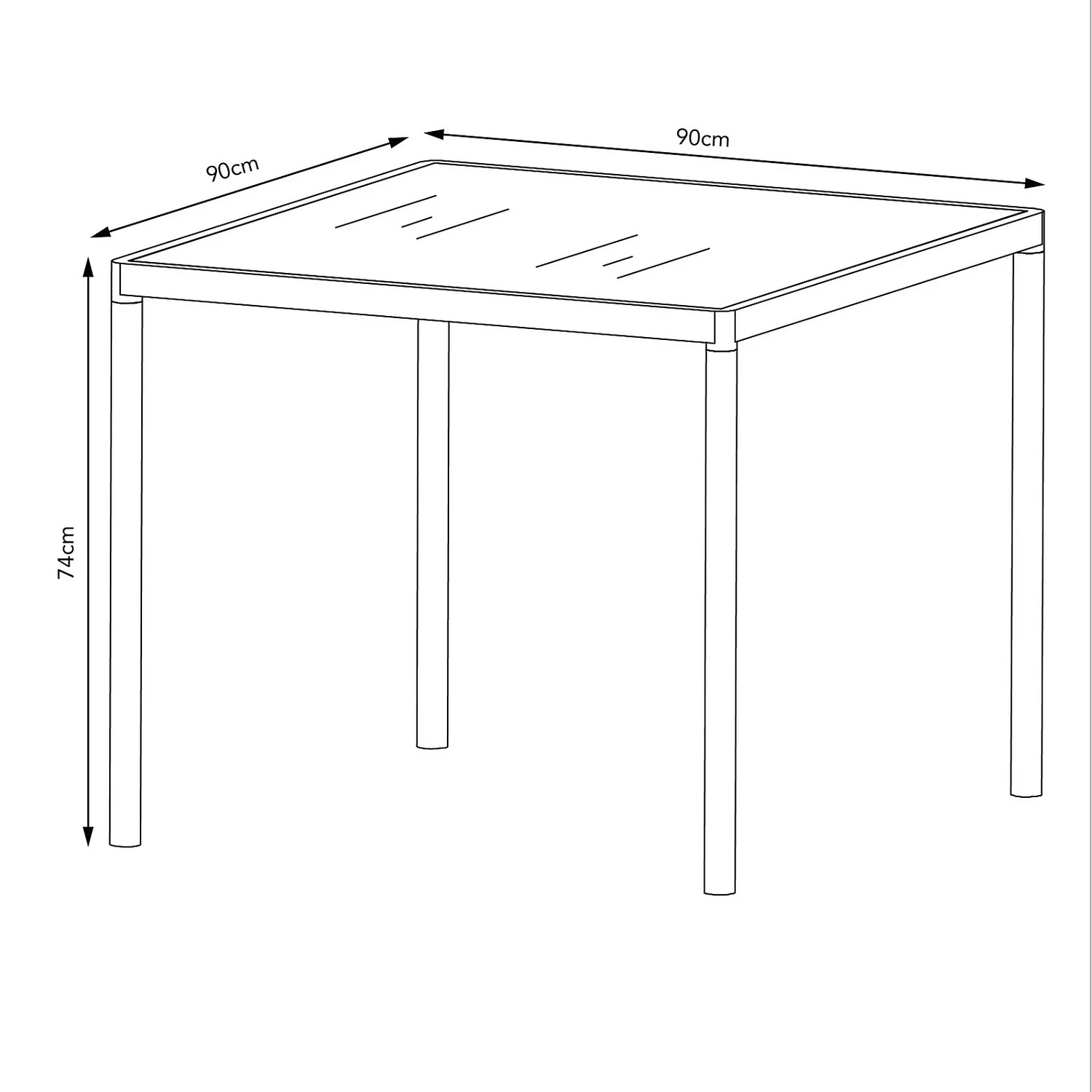 Bambrick 4 Seater Garden Dining Set 9 Bambrick 4 Seater Garden Dining Set - Image 7