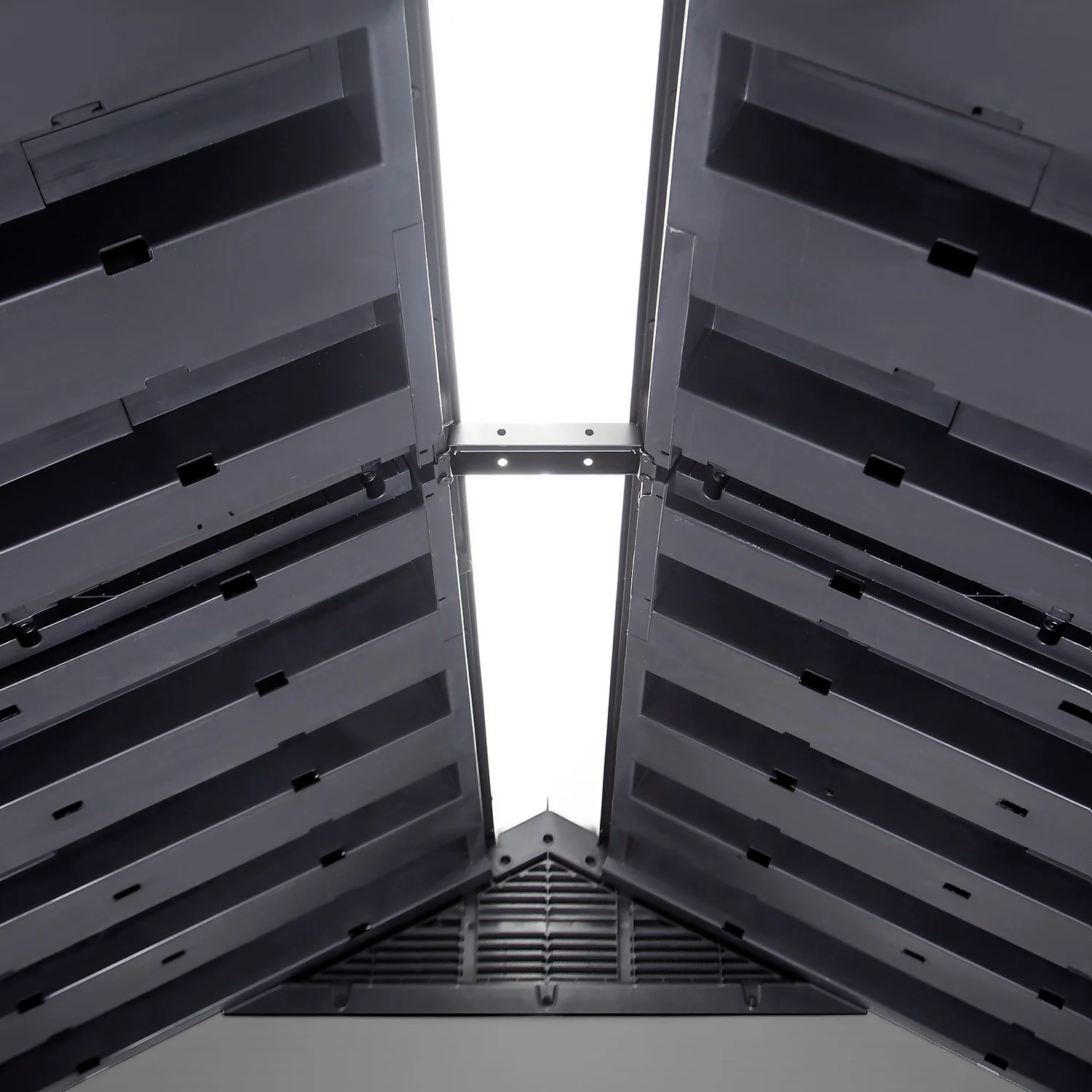 Keter Premier 7 X 7ft Outdoor Garden Apex Storage Shed - Grey 6 Keter Premier 7 X 7ft Outdoor Garden Apex Storage Shed - Grey - Image 4