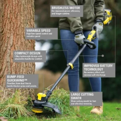 STANLEY FATMAX V20 18V Cordless 33Cm String Trimmer With Brushless Motor (Sfmcstb933M-Gb) -Garden Furniture Store 12882302 2035052745693845