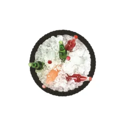 Keter Cool Stool Outdoor Ice Cooler Table 39L - Graphite -Garden Furniture Store 12884590 1094843404688620