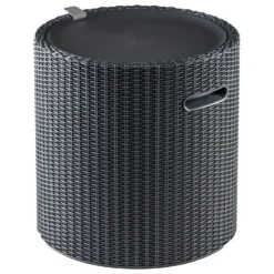 Keter Cool Stool Outdoor Ice Cooler Table 39L - Graphite -Garden Furniture Store 12884590 1254843404657261