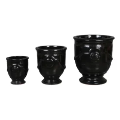 Regent Glazed Urn Planter - 39cm -Garden Furniture Store 12885370 1354843486475796