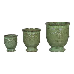 Regent Glazed Urn Planter - 39cm -Garden Furniture Store 12885370 3744843486504287