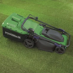 Powerbase 1600W Electric Lawn Mower - 37cm -Garden Furniture Store 12885496 4124843578838377