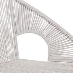 Homebase Acapulco 2 Seater Garden Bench - Grey -Garden Furniture Store 12885516 3614843608039213