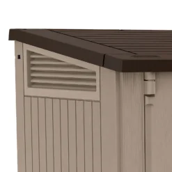 Keter Store It Out Midi Outdoor Garden Storage Shed 880L - Beige/Brown -Garden Furniture Store 12885761 9464898752607058