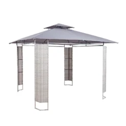 Best Seller 9 Florence Gazebo With Rattan Panels