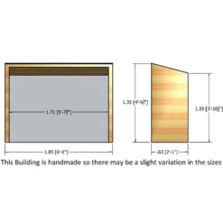 Shire Pent Shiplap Bike Store 6x3ft -Garden Furniture Store 12887181 1604849862411178