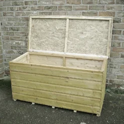Shire Tongue & Groove Wooden Storage Box - 4x2ft -Garden Furniture Store 12887189 8334851576604755