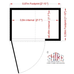 Shire Tool Store Overlap - 3x2ft -Garden Furniture Store 12887191 4174851580713951
