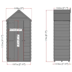 Shire Tool Store Overlap - 3x2ft -Garden Furniture Store 12887191 6384851580684872