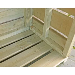 Shire Tall Wall Log Store - 3x1.5ft -Garden Furniture Store 12887202 2104851593390721