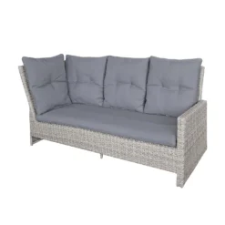 Mortimer Grey Rattan Garden Corner Sofa Set -Garden Furniture Store 12887790 3255047776533844