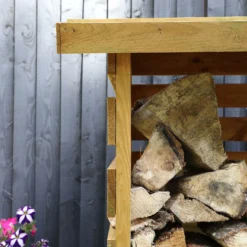 Mercia (Installation Included) Single Log Store -Garden Furniture Store 12888118 1395011214766099