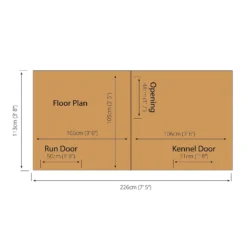 Mercia 8 X 4 Dog Kennel & Run - Including Installation -Garden Furniture Store 12888128 2114843294637781
