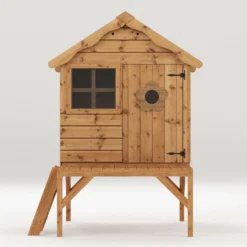 Mercia 4 X 7ft Snug Wooden Playhouse With Tower -Garden Furniture Store 12888282 1484874979598467
