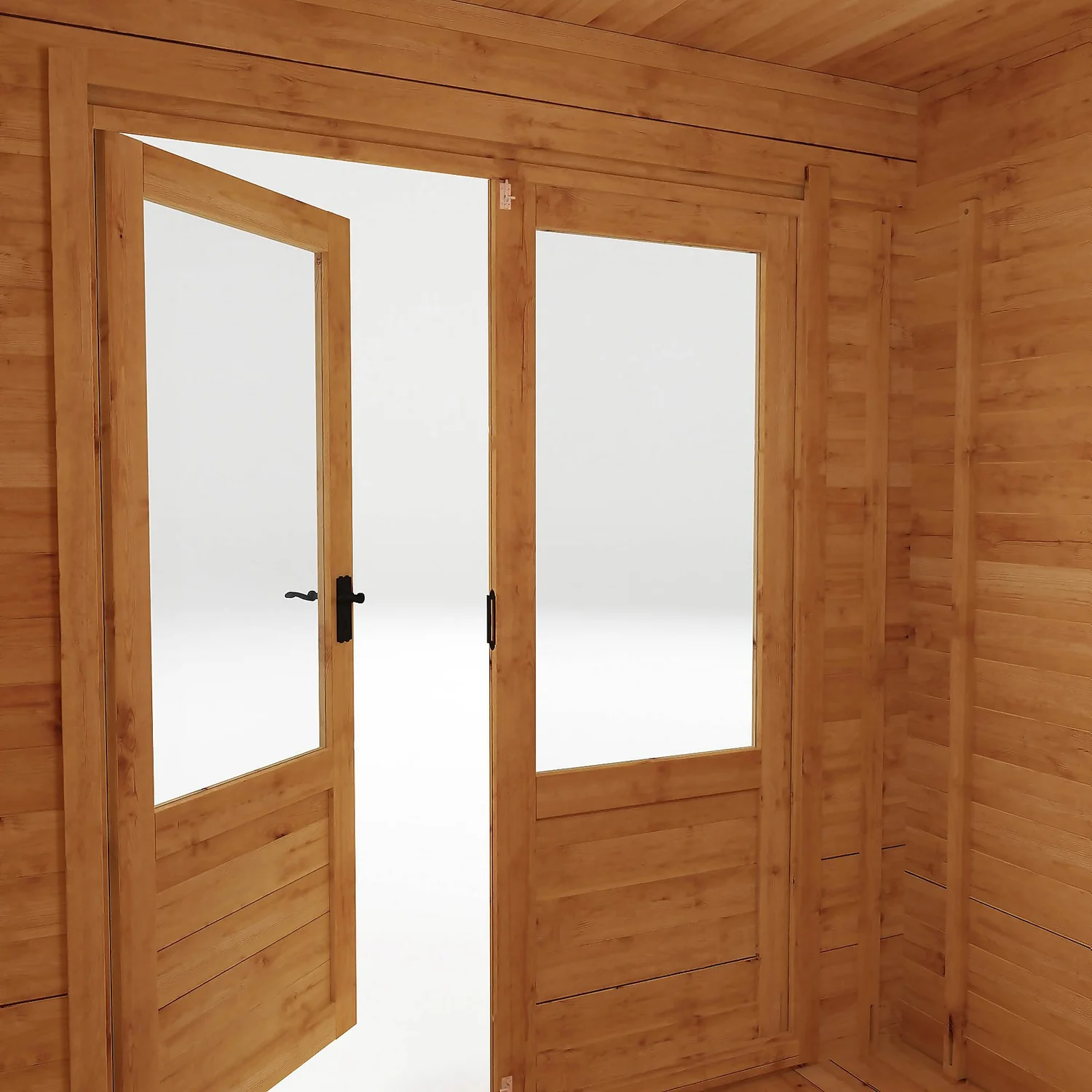 Mercia 2.4 X 2.4m 19mm Log Cabin (Installed) 6 Mercia 2.4 X 2.4m 19mm Log Cabin (Installed) - Image 4