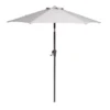 None 2.1m Crank & Tilt Parasol Natural - Dia. 38mm -Garden Furniture Store 12888558 6434843673534988