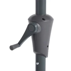 None 2.7m Crank & Tilt Parasol Light Grey - Dia. 38mm -Garden Furniture Store 12888568 8604843674381042